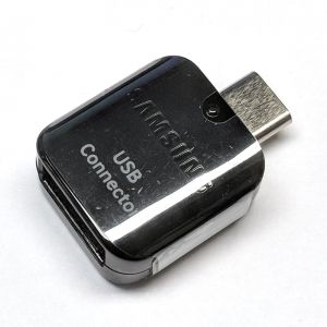 elctronic plus מחשבים וציוד הקפי For Samsung USB Type-C to USB OTG Adapter BLACK